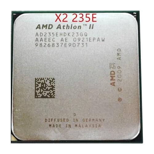 AMD Athlon II X2 235E X235E Dual-Core Desktop CPU AM3 938 CPU 100% working properly Desktop Processor