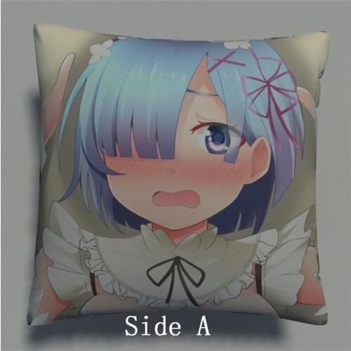 Re Zero Kara Hajimeru Anime Two Side Pillowcases Hugging Pillow Cushion Case Cover Otaku Cosplay Gift New 623