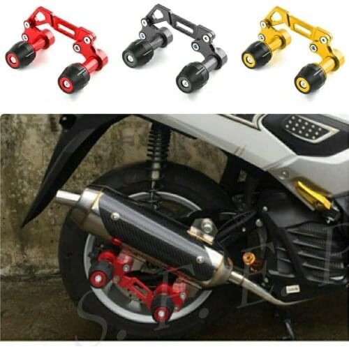 CNC Adjustable Exhaust System Anti-drop Protection Device For Yamaha XMAX300 NMAX155 NVX155 AEROX155 And For Honda PCX150 PCX125