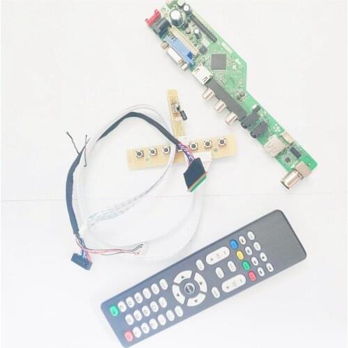 For N101L6-L01 10.1" laptop LCD screen 40-pin 1024*600 LVDS 60Hz WLED HDMI-compatible/VGA/AV/Audio/RF/USB TV53 controller board