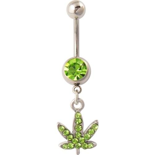 5pcs/lot Wholesale Foliage Belly Ring Body Piercing Navel Ring 10pc/lot