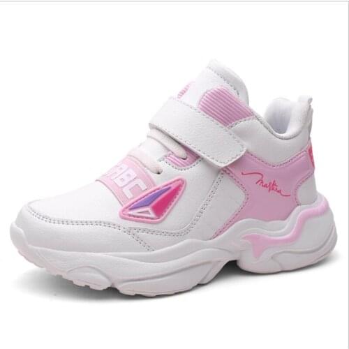 2021 Spring Autumn New Sneakers Girls Boys High-top Light Sport Shoes School Fashion Comfortable Non-slip Runing Casual Shoes Z
