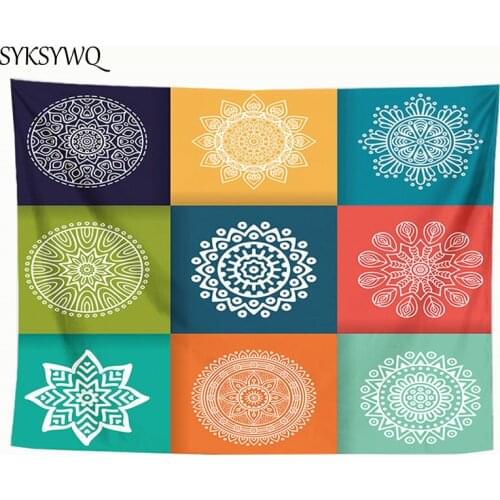 Mandala blanket wall tapestry bohemian wall hanging drop shipping 2020 new arrival wall cloth dorm decor