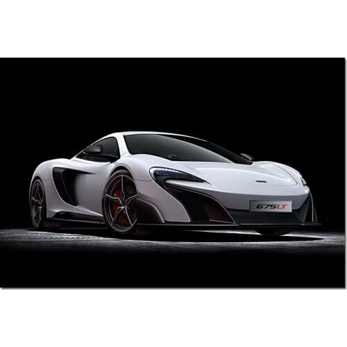 Mclaren 675LT Sports Car Wall Art Posters Canvas Prints Paintings For Living Room Decor