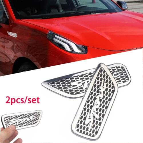 Metal aluminum stickers 3D Leaf board side Auto Car Trunk Racing Sport Word Letter Logo Emblem Badge Car Sticker For Toyota STI