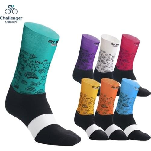 Men Women Cycling Socks Professional Brand Breathable Bicycle Socks Summer Outdoor Sport MTB Bike Cycling Sock High Quality