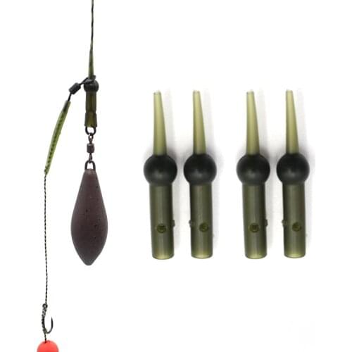 15pcs Carp Fishing Run Rig Accessories Kit Heli Chod Rig Ring Clips Rubber Bead for Carp Fishing Helicopter Rig Tackle