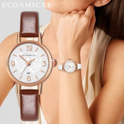 New Women Watch Luxury Brand Casual Exquisite Leather Belt Watches With Fashionable Simple Style Quartz WristWatch reloj mujer