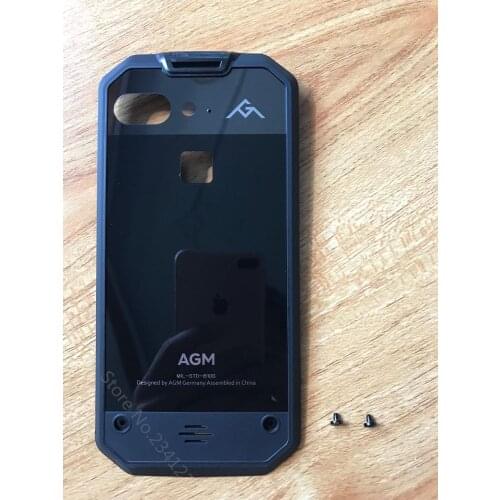 New Original Protective Case For AGM X2 x2 SE 5.5'' Smart Cell Phone Case Battery Door Rear Back Cover Panel+Screws