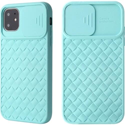 Full Protection Candy colors Weave Pattern Case For iPhone 12 Mini 11 Pro Max SE X XR XS Max 7 8 plus Silicone Phone Case Cover