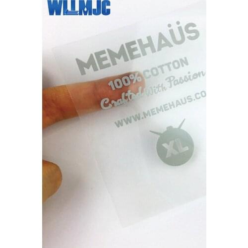 Custom t shirt iron on labels for clothing