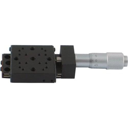PP110-13-34 High-precision manual translation stage, manual precision stage, surface anodized black