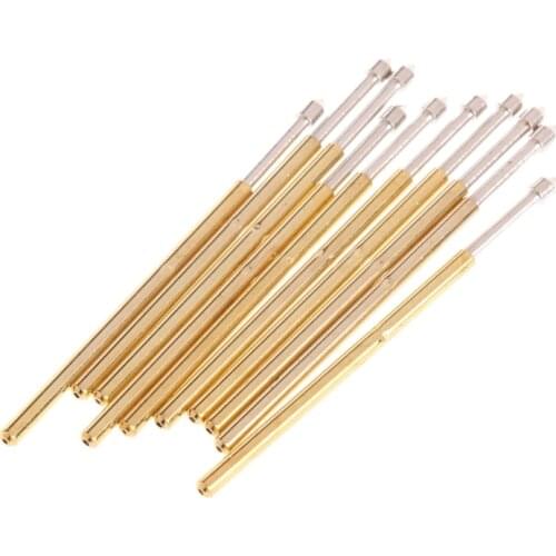 100Pcs/Bag Spring Test Probe Pogo Pin P100-E2 Dia 1.36mm Length 33.3mm