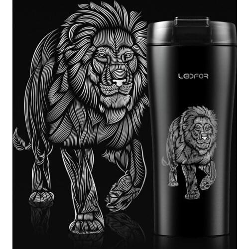 Mug Office Thermos Metal Thermo Bottle Thermal Vacuum Flask Insulated 18/8 Stainless Steel Keep Hot Cold Cup Coffee Mugs