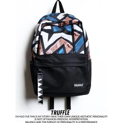 TRUFFLE Brand Backpacks Travelling Bag Boys Girls back to School Waterproof Fashion Laptop for Teenagers 2021 Anime Mens Womens