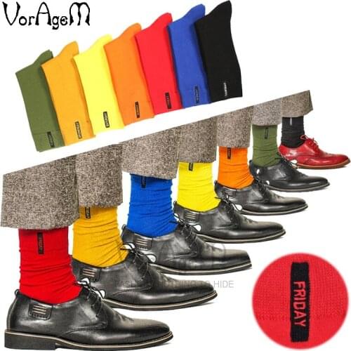 Мужские модные носки VORAGEM China At AliExpress