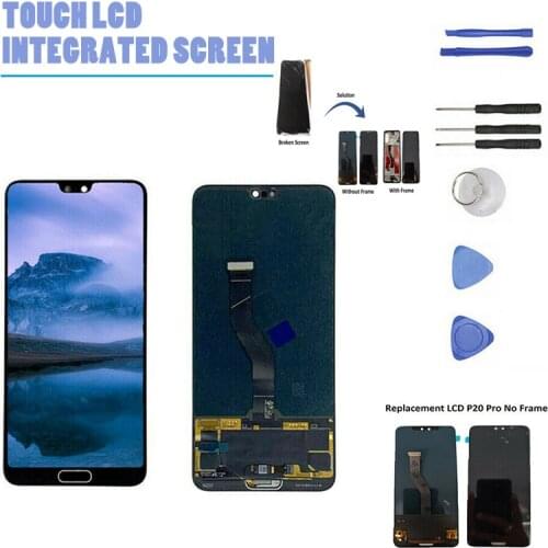 High Quality LCD Display Touch Screen Digitiser Assembly With Frame Tool Replace Parts for Huawei P20 Pro CLT-AL00 Smart Watch