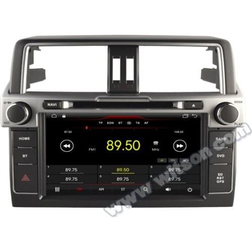 9" Android 10 Car DVD Multimedia GPS Radio for Toyota Land Cruiser Prado J150 2014-2017 with Built-in Digital Signal Processor