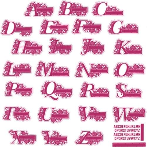 Custom Alphabet Collection Metal Cutting Dies Mold Various Card Series Scrapbook Paper Craft Knife Mould Blade Punch Cut Die NEW