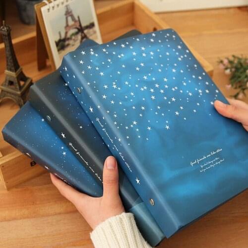 "Good Night" n24 n72 Big Spiral Coil Hard Shell Lined Page Travel Diary Study n04 Notebook Diary
