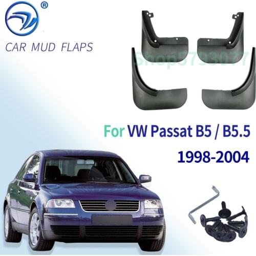 Set Mud Flaps For VW Passat B5 / B5.5 1998-2004 Mudflaps Splash Guards Front Rear Mud Flap Mudguards 2003 2002 2001 2000 1999