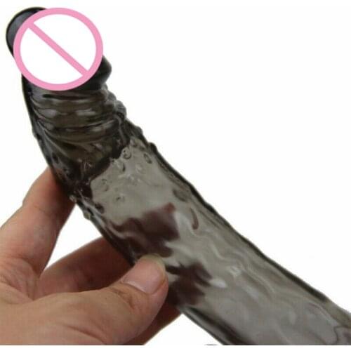 Soft Silicone Penis Extender Reusable Condoms Penis Sleeve Dick Cover Dildo Enlargement Male Cock Ring Adult Sex Toys For Men