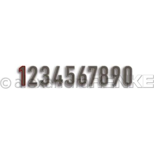 New Line number decoration metal Cutting Dies Stencils DIY Scrapbooking Paper/photo Cards Embossing Dies
