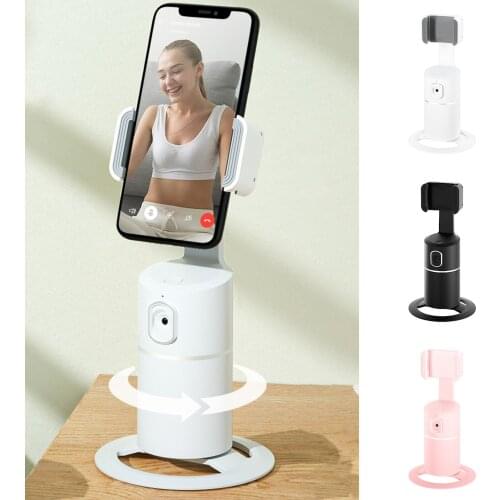 The new AI smart PTZ 360-degree follow-up lazy man tripod floor folding for live broadcast Vlog video recording selfie stick