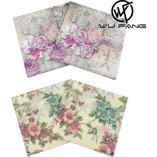 20 Pcs 2 layers Disposable Party Tableware Festive Party Supplies Home Wedding Restaurant Hotel Tissue Paper Serviettes