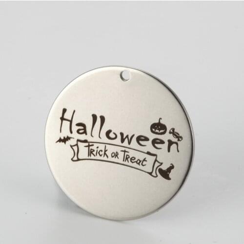 Wholesale stainless steel charms Spooky Jewelry Pendant Halloween Charm " Halloween, Pumpkin,Candy,BAT..."