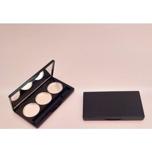 30pcs Empty Eye shadow Palette DIY Blush Box Make up Palette Refillable case with aluminum pan with mirror