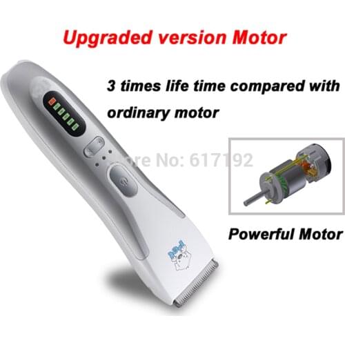 CP8100 Rechargeable Pet Trimmer Dog Hair Clippers Sharp Edge Haircut Ceramic Blades Pet Hair Repair Teddy Shaver