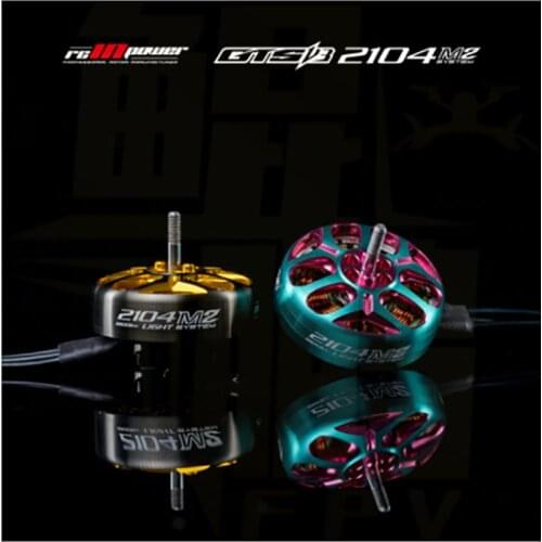 Rcinpower GTS V3 2104 LIGHT M2 1800KV 3000KV 3-6s Brushless Motor Gun Metal Gold Teal Blue Pink for RC Drone FPV Racing Model