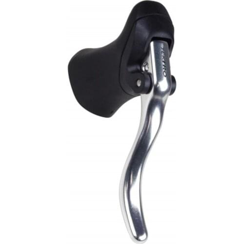 RL340 320g/Pair Racer Road Bike Aluminum Aero Lever Quick Release Mechanism with Rubber Hood 23.8 & 24.2mm Handlebar