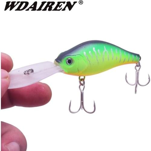 WDAIREN Fishing lures Hard Minnow Crankbaits Cranks Baits deep diving Lure 10.5cm 15g Wobblers with VMC Hooks Fishing Tackle