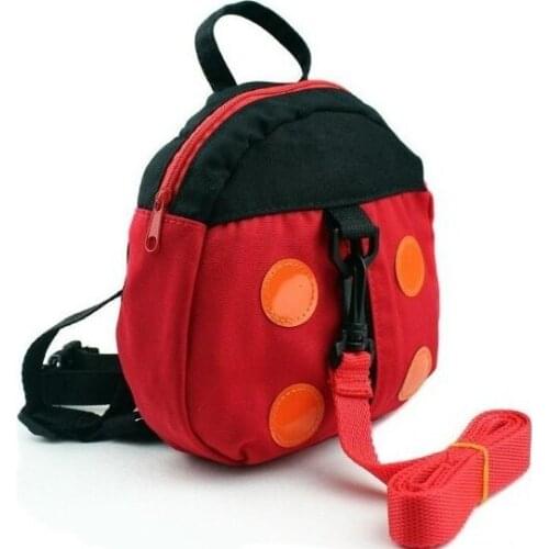 Baby Carrier Backpack Walking Belt Bag Harness Leashes Bags Kids Safety Learning Walk Handbag Children Infant Ladybird