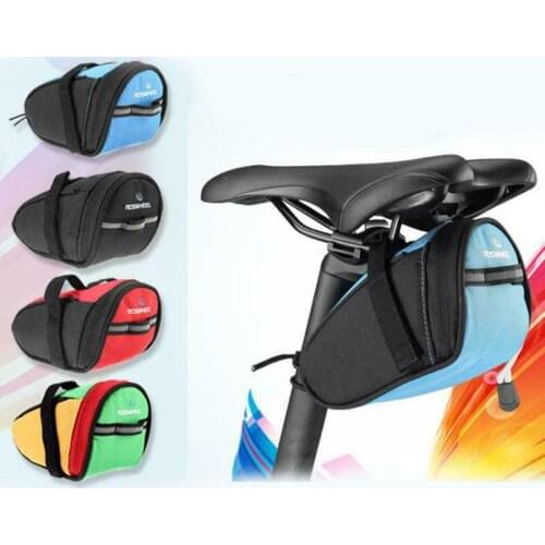 Waterproof bicycle bag mountain bike tail bag tool bag storage saddle bag bicycle seat cushion tail rear bag riding equipment