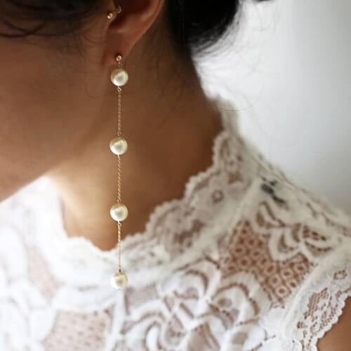 Natural Baroque Pearl Earrings Gold Filled Earrings Handmade Jewelry Bridesmaid Gift Oorbellen Pendientes Earrings for Women