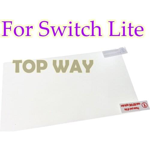 50sets Tempered Pet Film for NS Switch Lite Screen Protector Protective Pet Film Screen Film for Nintend Switch Lite Transparent