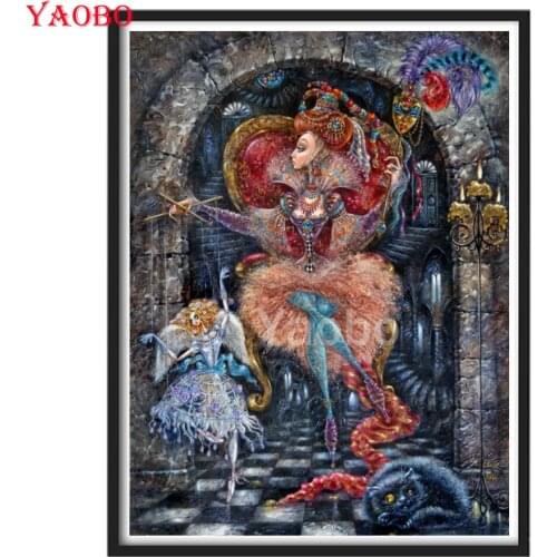 5d Diy Diamond PaintingCartoon Angel Girl Full Square Round Drill Diamond Mosaic Embroidery Fantasy princess New Top Gift Decor