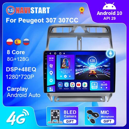 Car Radio Android for Peugeot 307 307CC 307SW 2002-2013 Navigation GPS Multimedia Player Stereo Audio for Cars No 2din 2 Din DVD