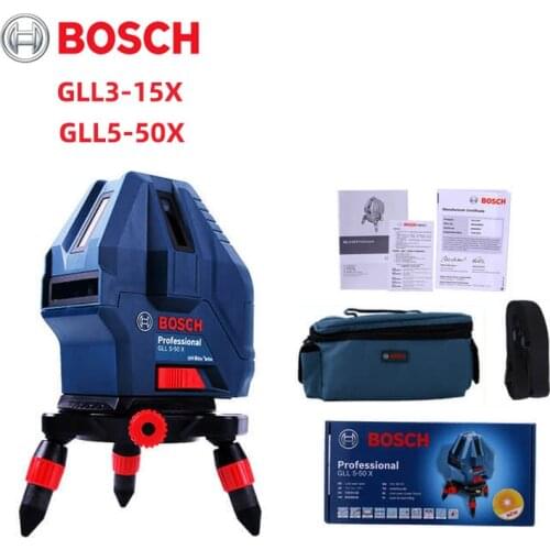 Bosch Laser Level Three/ Five-Line High-Precision Red Light Home Improvement Marking instrument Laser Self Leveling Device
