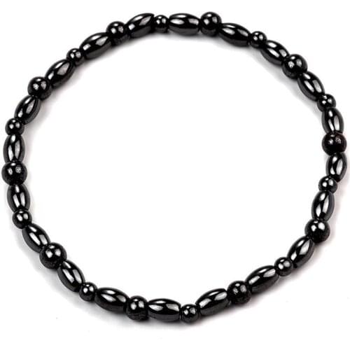 Magnetic Anklet Bracelet Black Gallstone Toe Ring Slimming Acupoints Fat Therapy Burning Loss Health Care Stimulating Weigh P0W0