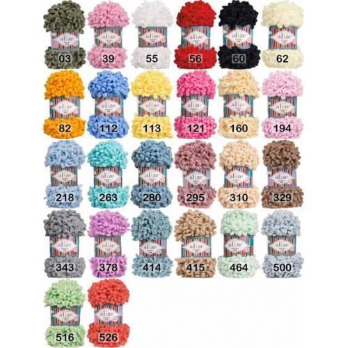 ALİZE PUFFY FINE HAND MADE EITHER WITH İP color sec 5 PCs fyatıdır