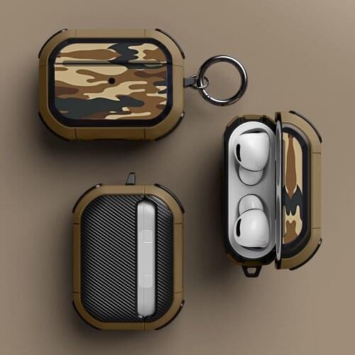 Cover For Airpods Pro Case TPU Pattern Anti-fall Cover For Apple AirPods 3 2 Case Accessories Wireless Earphone With Keychain