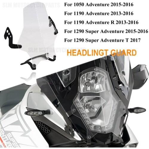 For 1050 Adventure ADVENTURE ADV 1190 Adventure / R 1290 Super Adventure / T New Headlight Guard Lens Cover Protection Clear
