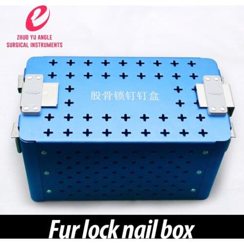 Femur locking nail box aluminum alloy disinfection box high temperature and high pressure resistance