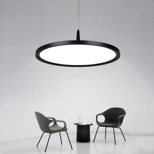 Restaurant chandelier led simple modern fashion creative personality black and white bar dining room single Nordic restaurant