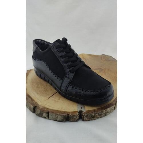 Brothers trading Men Black Casual Lace-Up Shoes