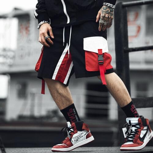 Prowow Mens Overalls Shorts 2021 Summer New Fashion Men Casual Pants Bermuda Multi-Pocket Mens Beach Short Male Streetwear